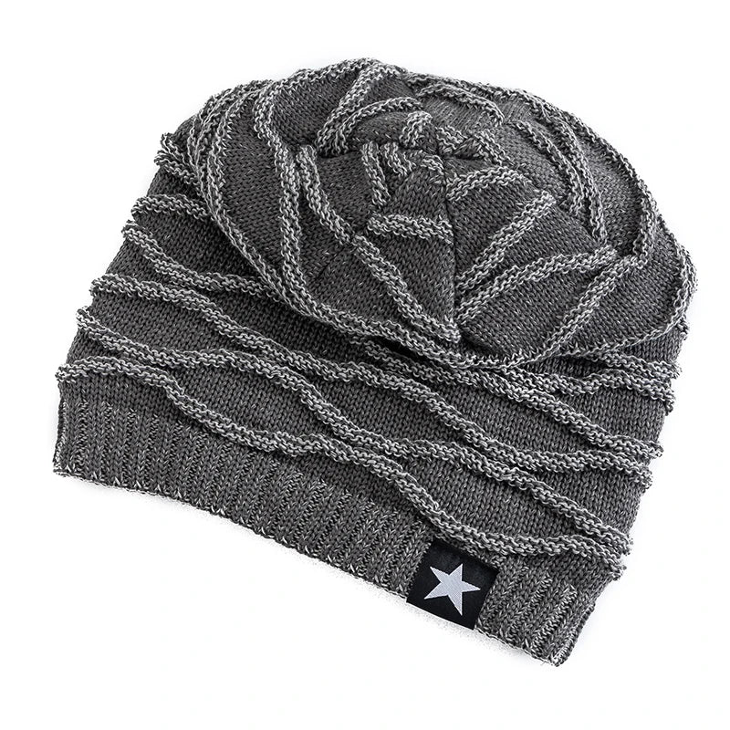 Slouchy Fur-Lined Winter Beanie