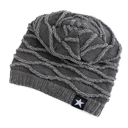 Slouchy Fur-Lined Winter Beanie