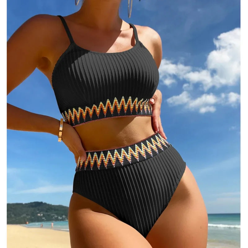 Embroidered Bikini Set