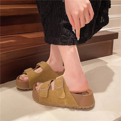 Retro Buckle Platforms