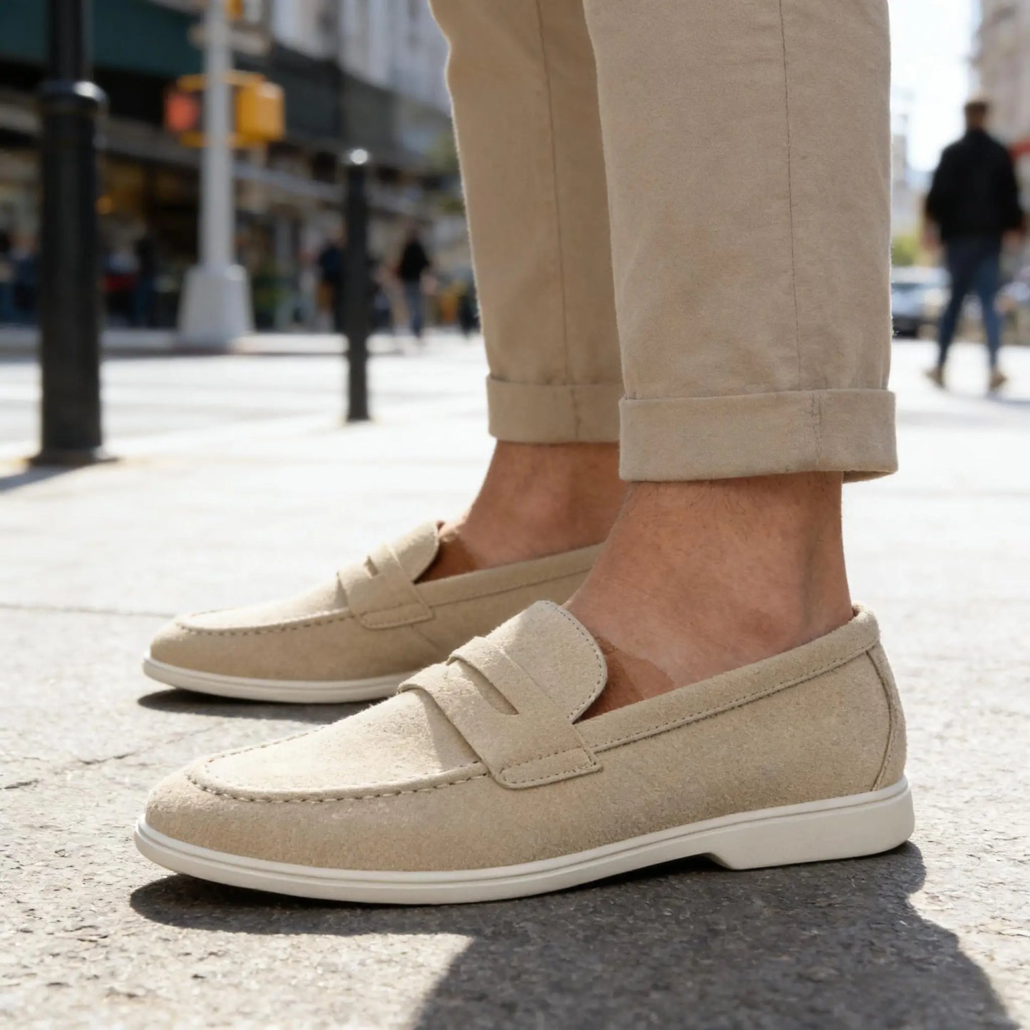 Breathable Summer Leather Moccasins