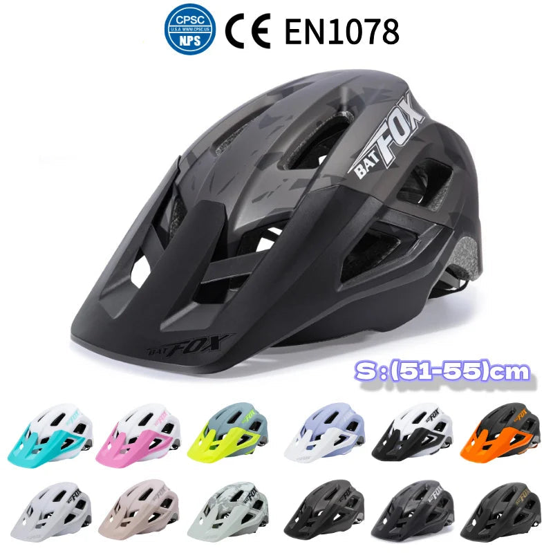 Quadruple-Certified Youth Mountain Bike Helmet