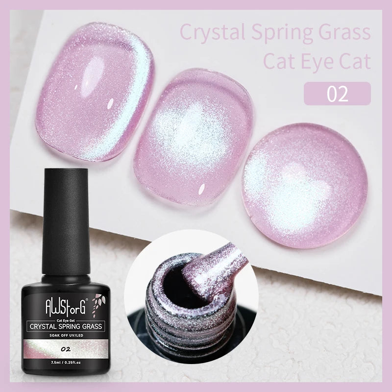 Pink Cat Eye Gel Polish
