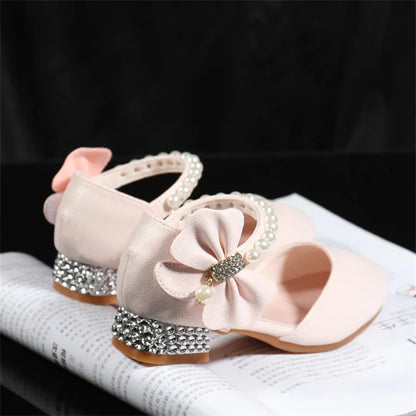 White Leather Mary Jane Shoes