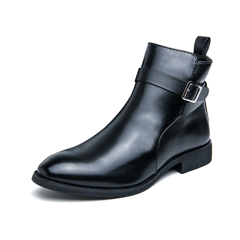Waterproof Leather Riding Boots
