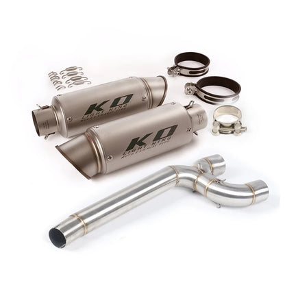 Yamaha FZ6/FZ6N/FZ6S Exhaust Mid-Pipe Pair with DB Killer