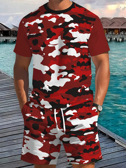 3D Printed Drawstring Shorts Set