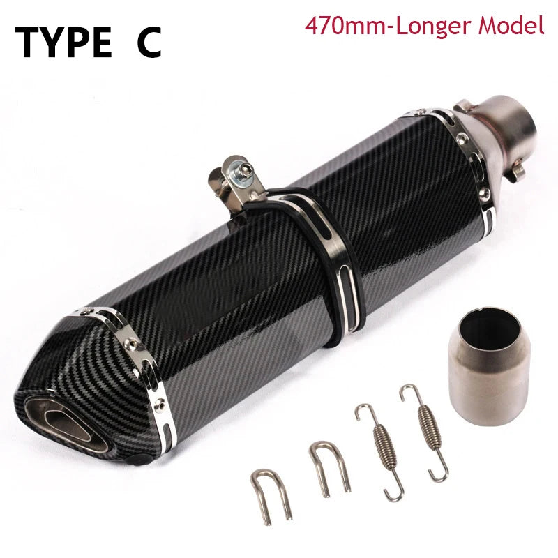 Universal 51mm Stainless Steel Exhaust Muffler Tube