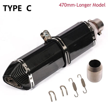 Universal 51mm Stainless Steel Exhaust Muffler Tube