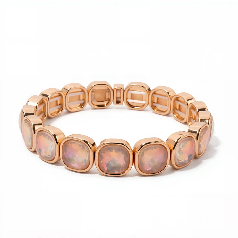 Colorful Rhinestone Beaded Bracelet