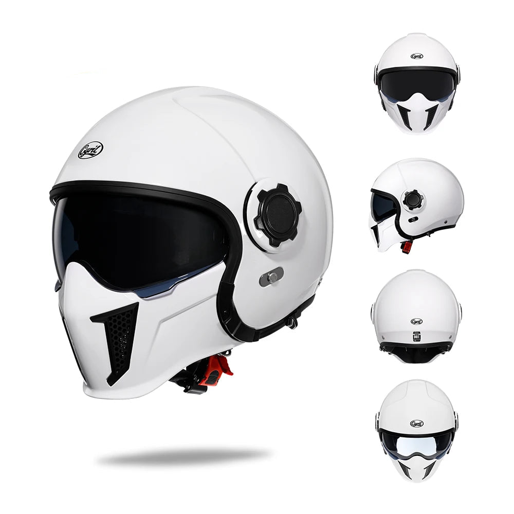 CYRIL Double-Lens Modular Open-Face Helmet