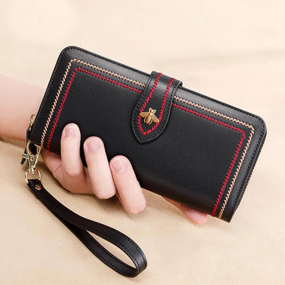 RFID Leather Clutch