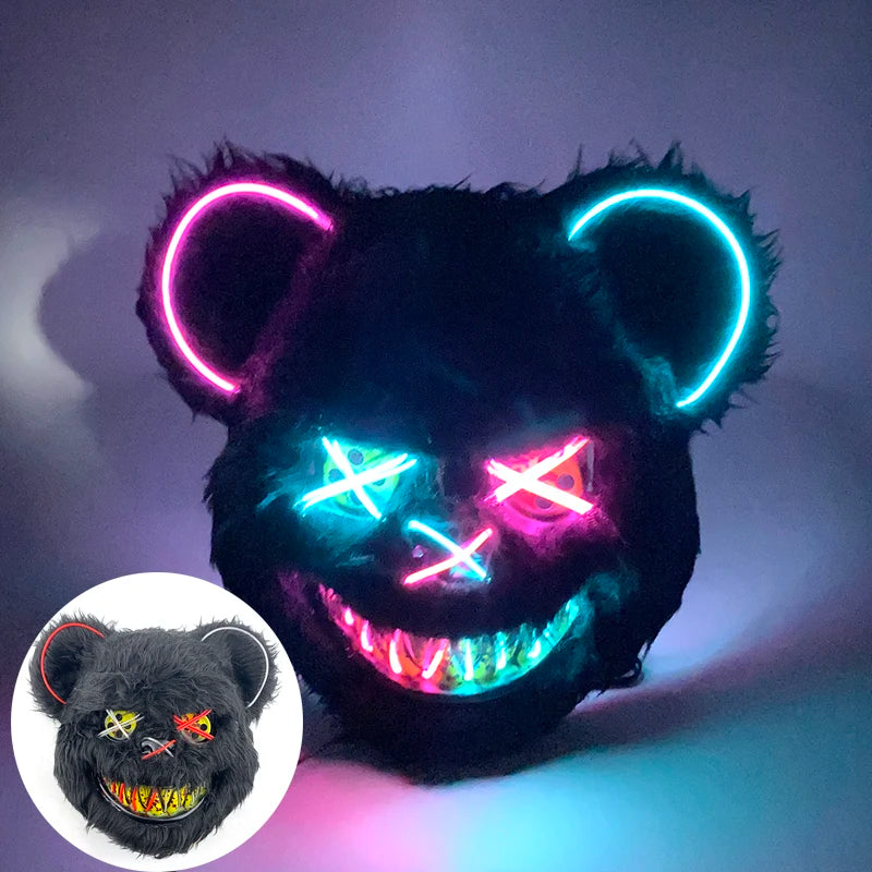Glowing Bloody Animal Mask