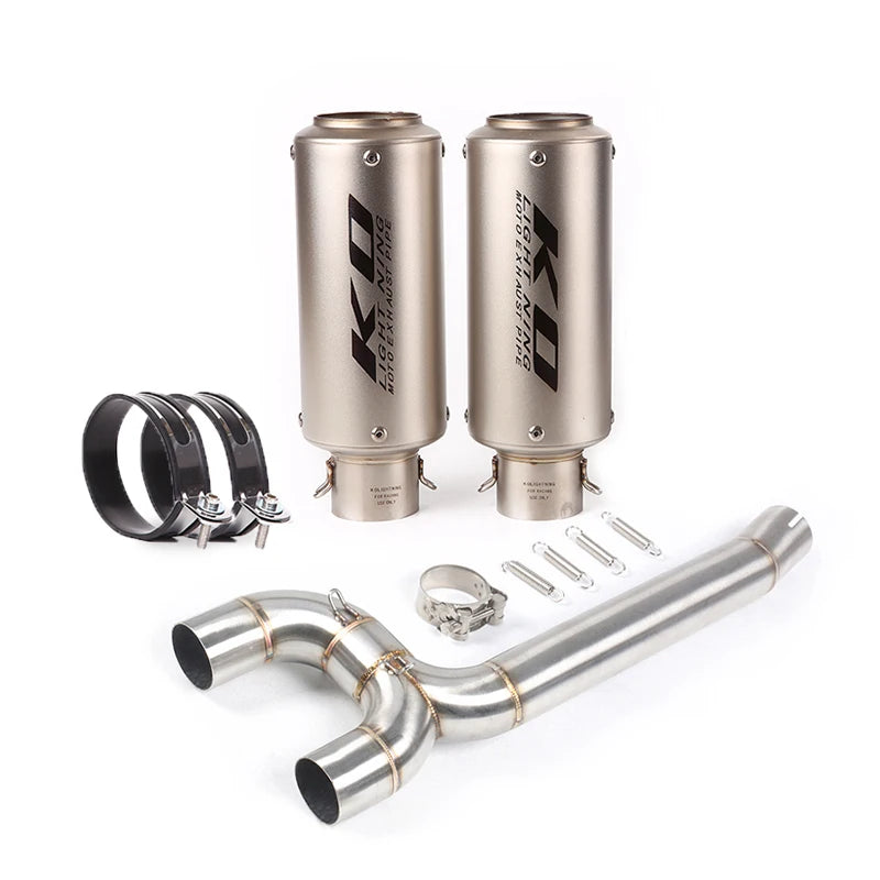 Yamaha FZ6/FZ6N/FZ6S Exhaust Mid-Pipe Pair with DB Killer