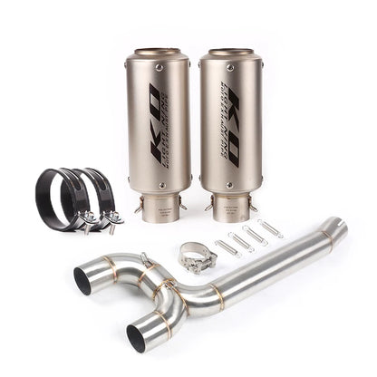 Yamaha FZ6/FZ6N/FZ6S Exhaust Mid-Pipe Pair with DB Killer