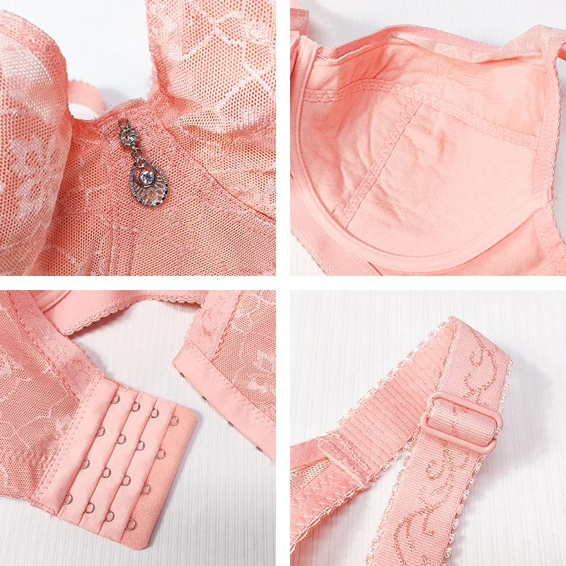 Floral Push Up Plus Bra