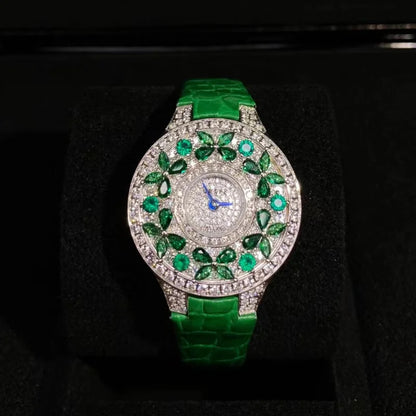 Green Stone Watch