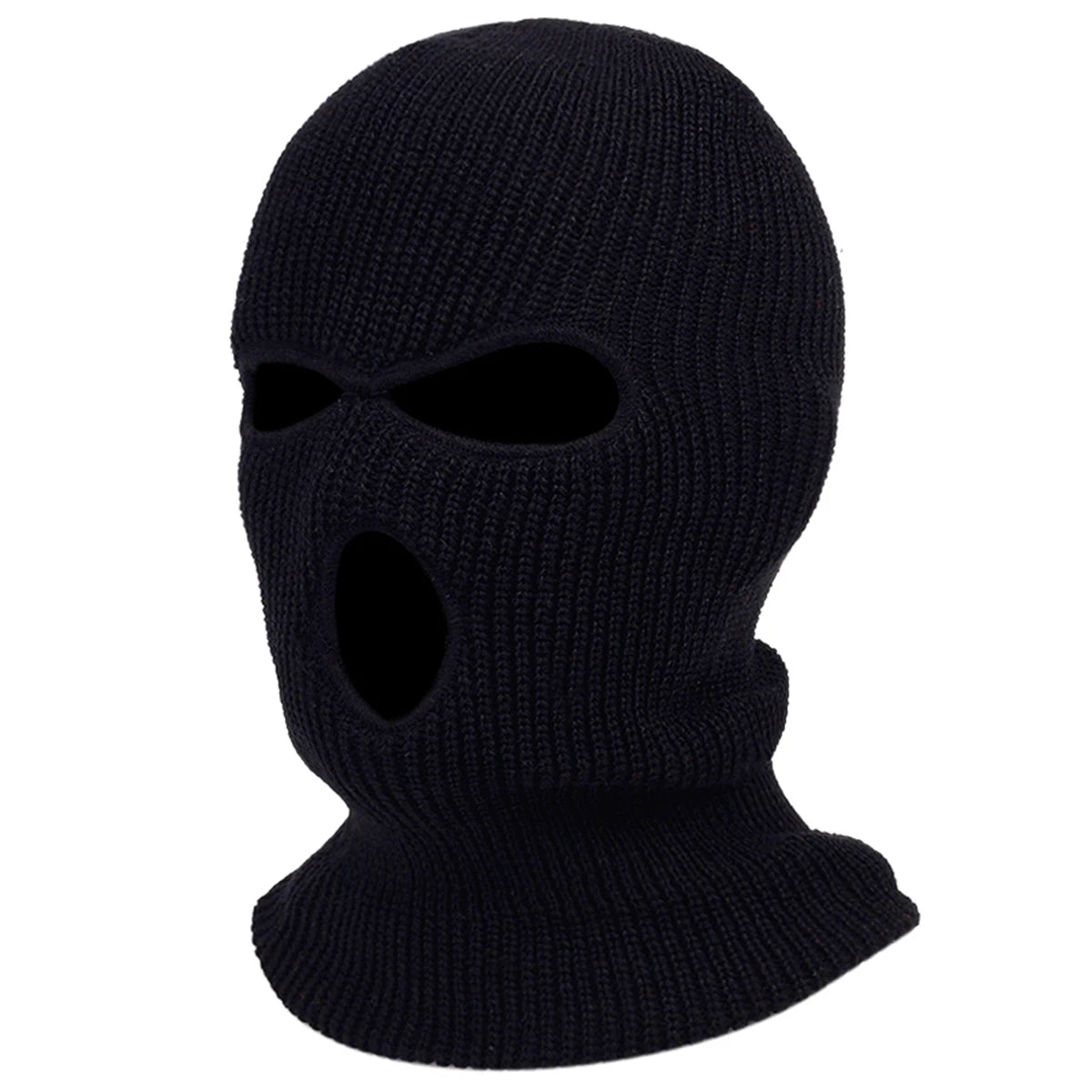 Men’s Solid Color Masked Beanie