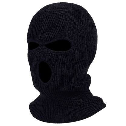 Men’s Solid Color Masked Beanie