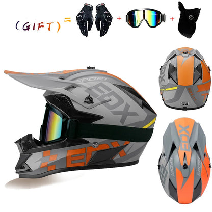 VGV Three-Piece Off-Road Motocross Helmet