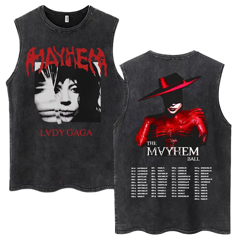 Printed O-Neck Tank