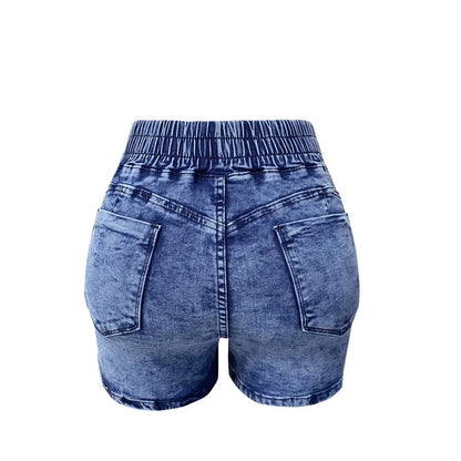 High Waist Denim Shorts