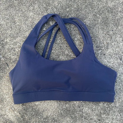 Solid Color Cross Back Fitness