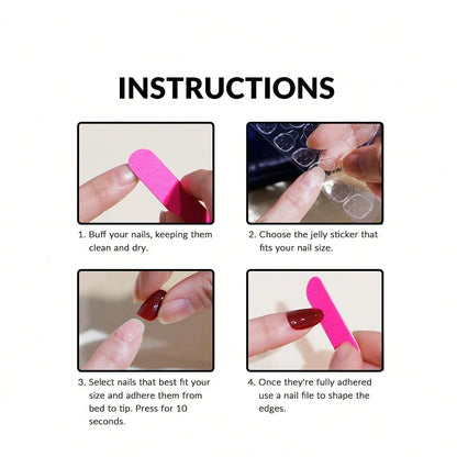 Handmade 3D Almond Press-On Nails