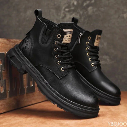Retro High-Top Short Boots