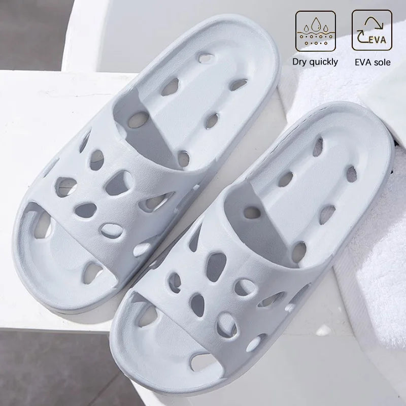 Bathroom House Cheese Flip Flops