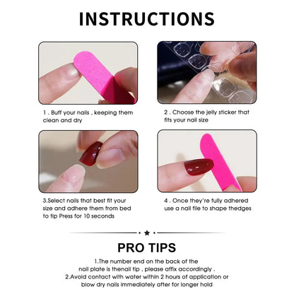 French Style Press-On Nails