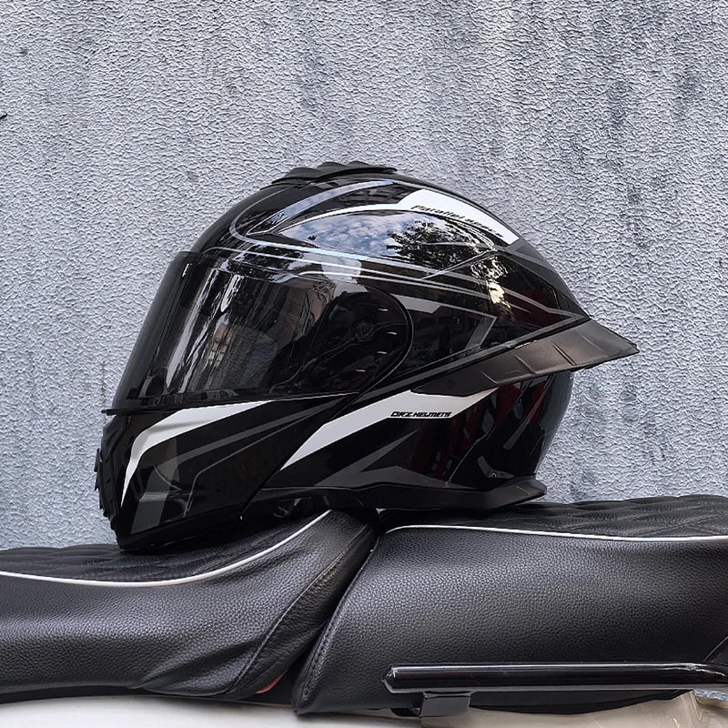 ORZ-B08A Glossy Mecha Racing Helmet