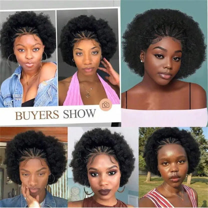 Short Afro Curly Wig