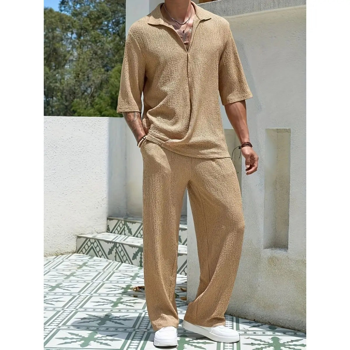 European American Commuter Shirt Set