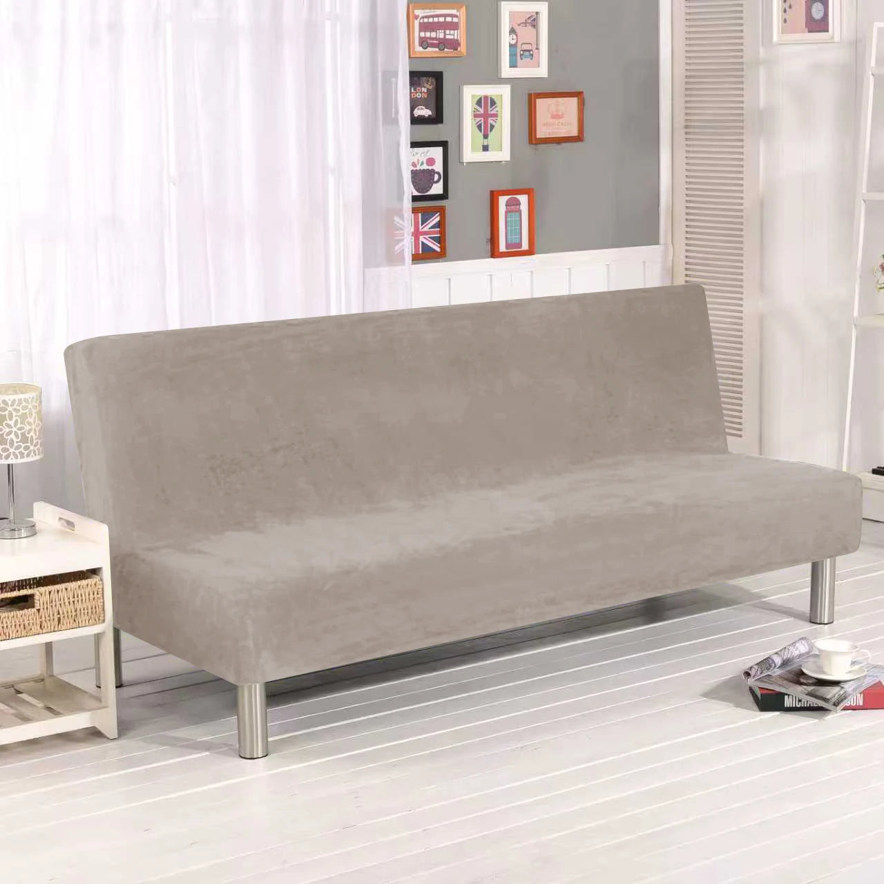 Velvet Sofa Bed Cover