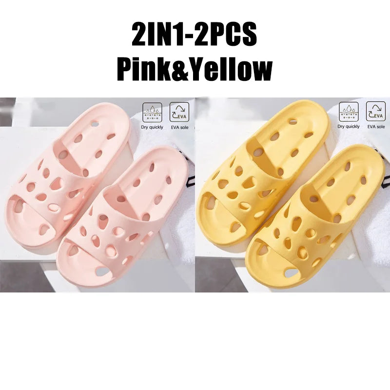 Bathroom House Cheese Flip Flops