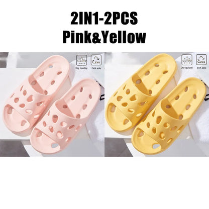 Bathroom House Cheese Flip Flops