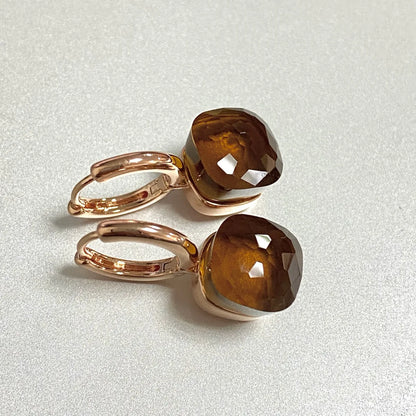 Square Crystal Earrings