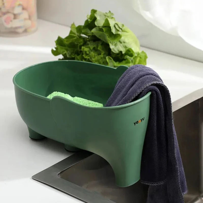 Elephant Sculpt Drain Basket