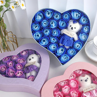 Romantic Soap Rose Box