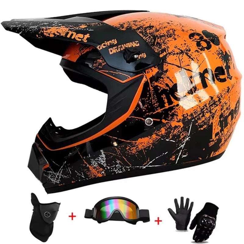 DOT-Approved Youth Dirt Bike Helmet