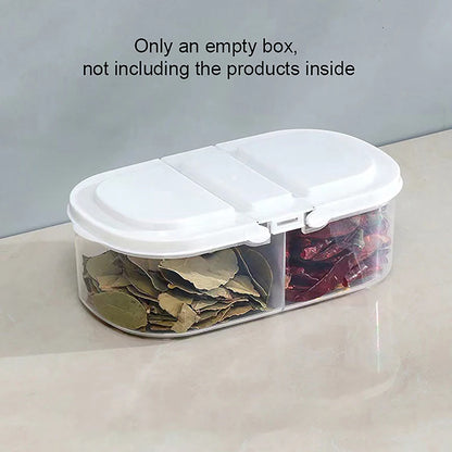 Soft Storage Jar Double Compartment