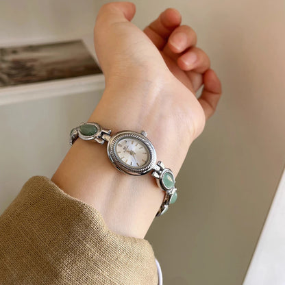 Oval Alloy Watch