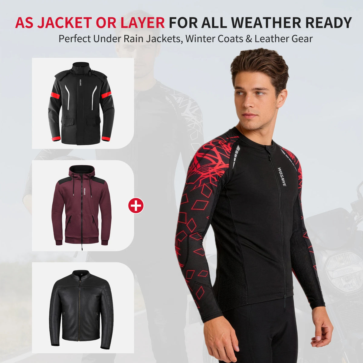 Lightweight Breathable Base-Layer Jacket