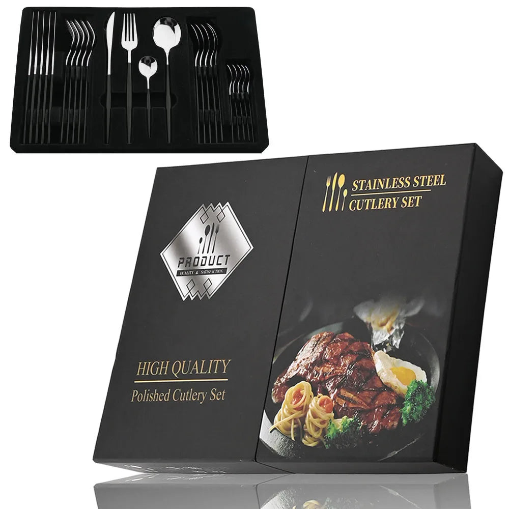Metal Western Solid Cutlery Set