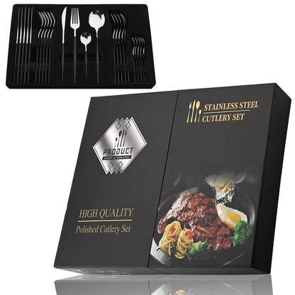 Metal Western Solid Cutlery Set