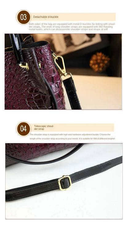 Cattle Split Simple Root Messenger Bags
