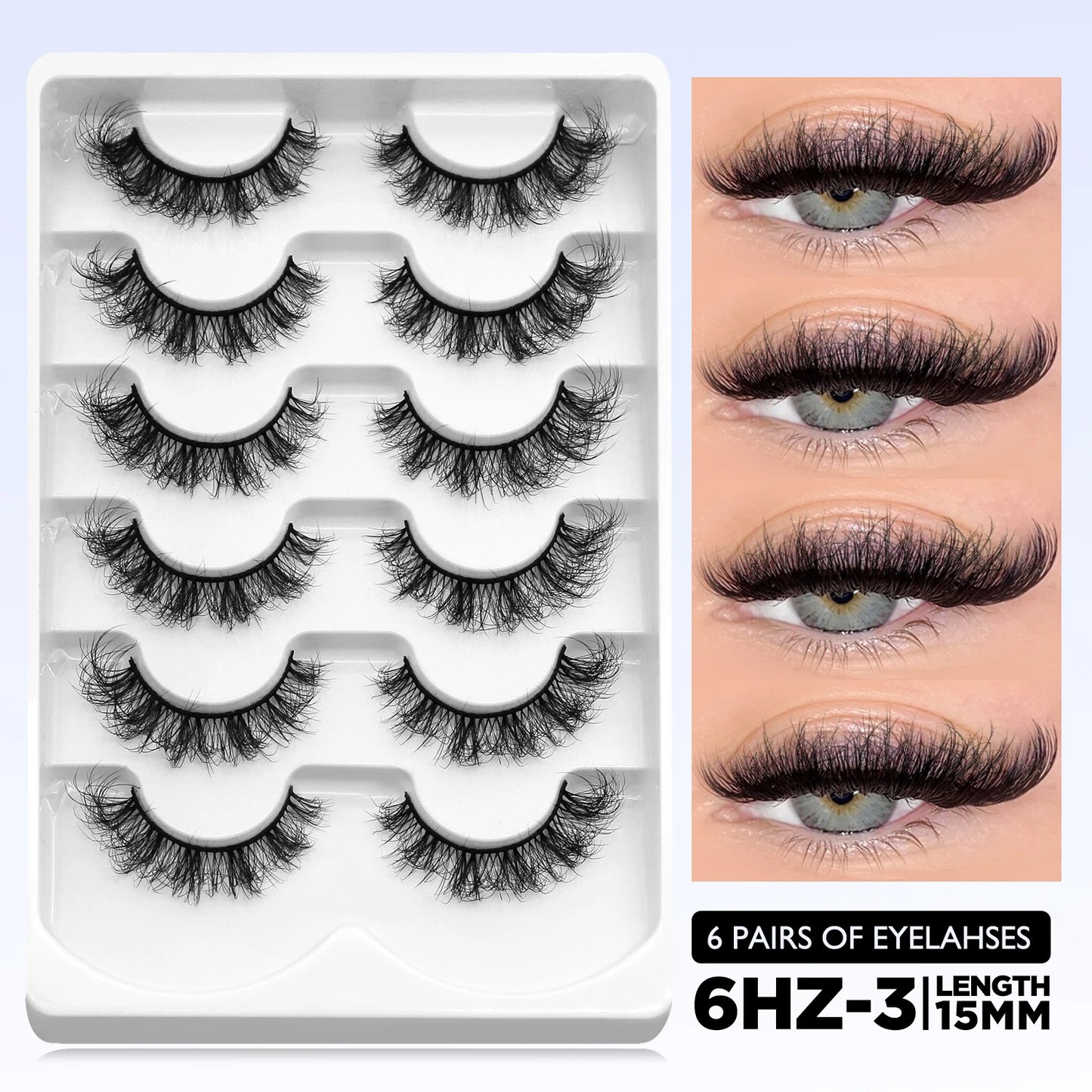 Thick Fluffy Strip Eyelashes