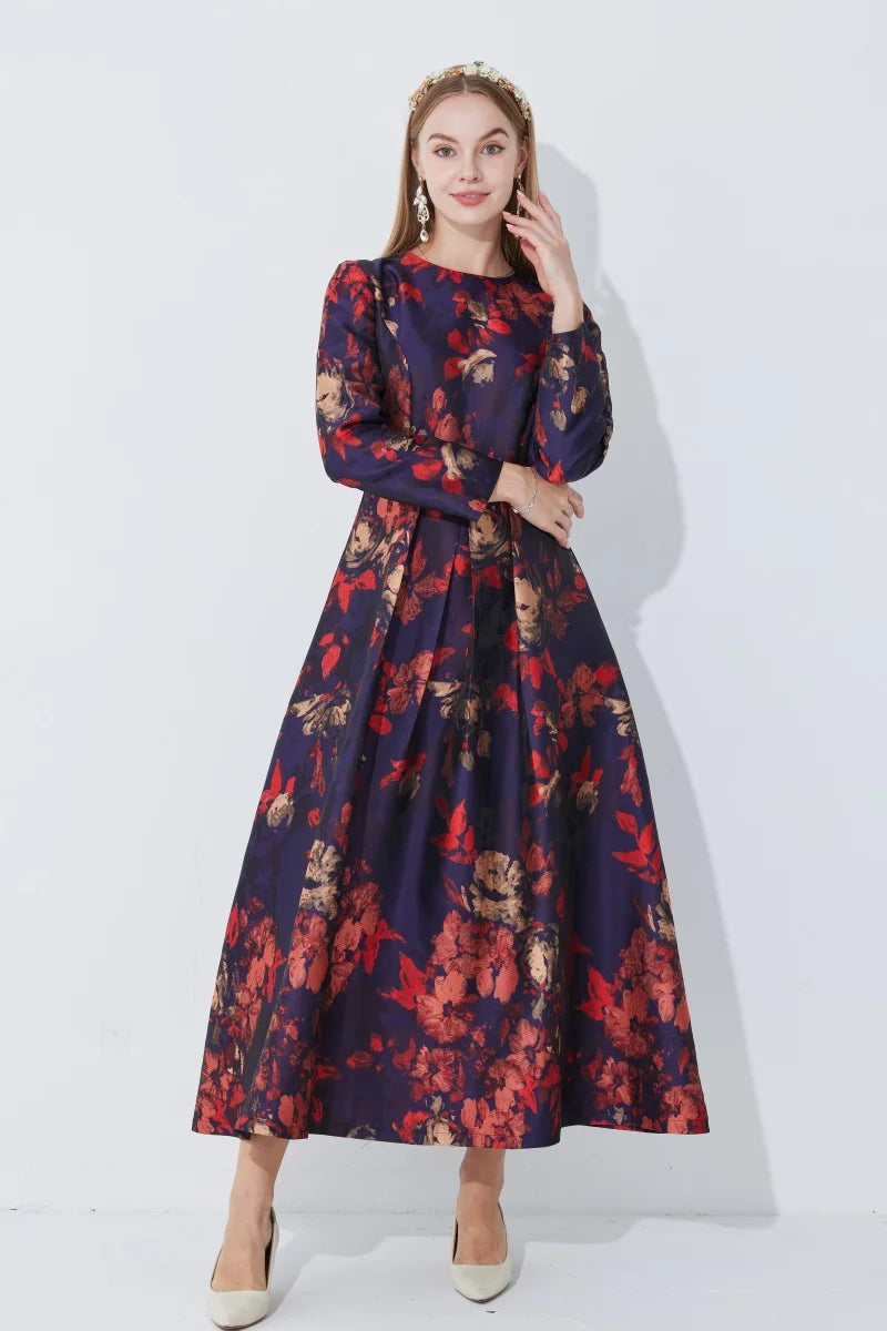 Floral Evening Gown