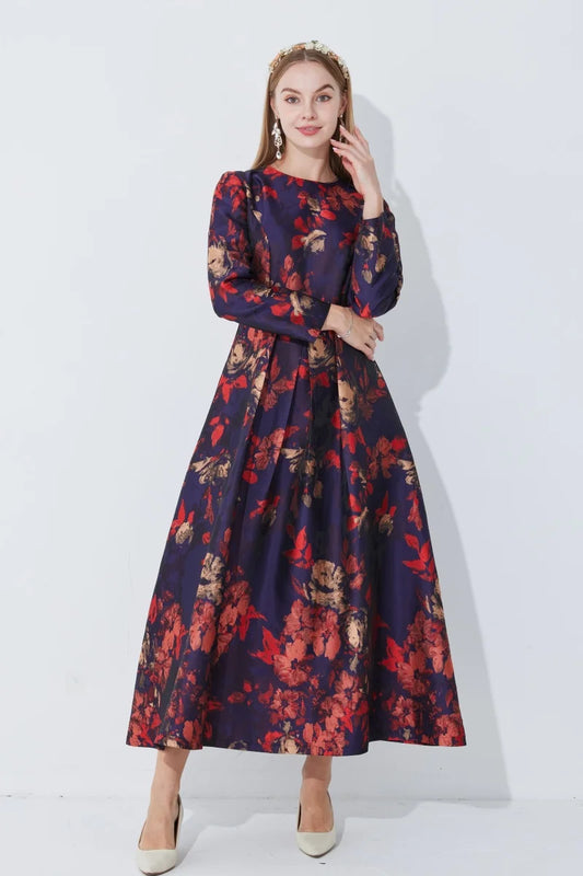 Floral Evening Gown